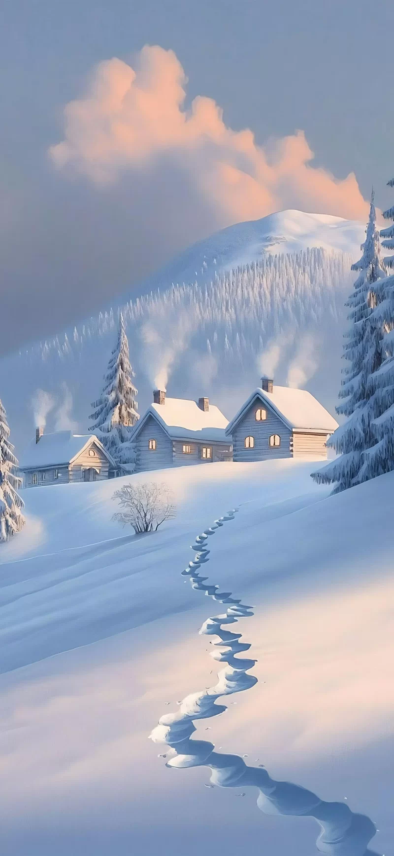 43-雪景手机壁纸10p