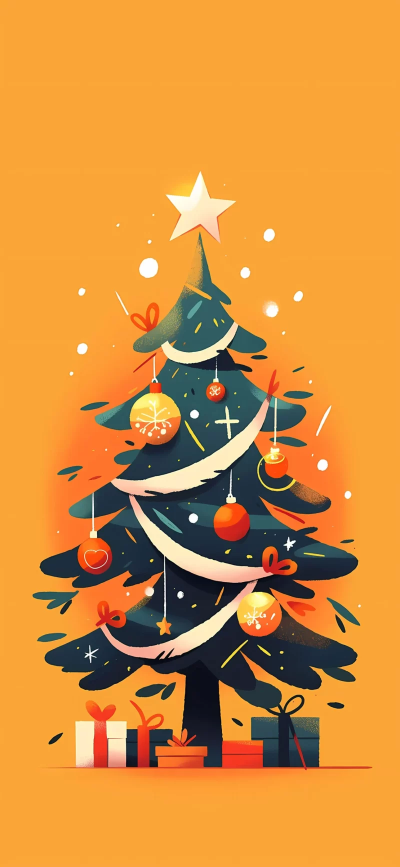 40-圣诞树手机壁纸10p