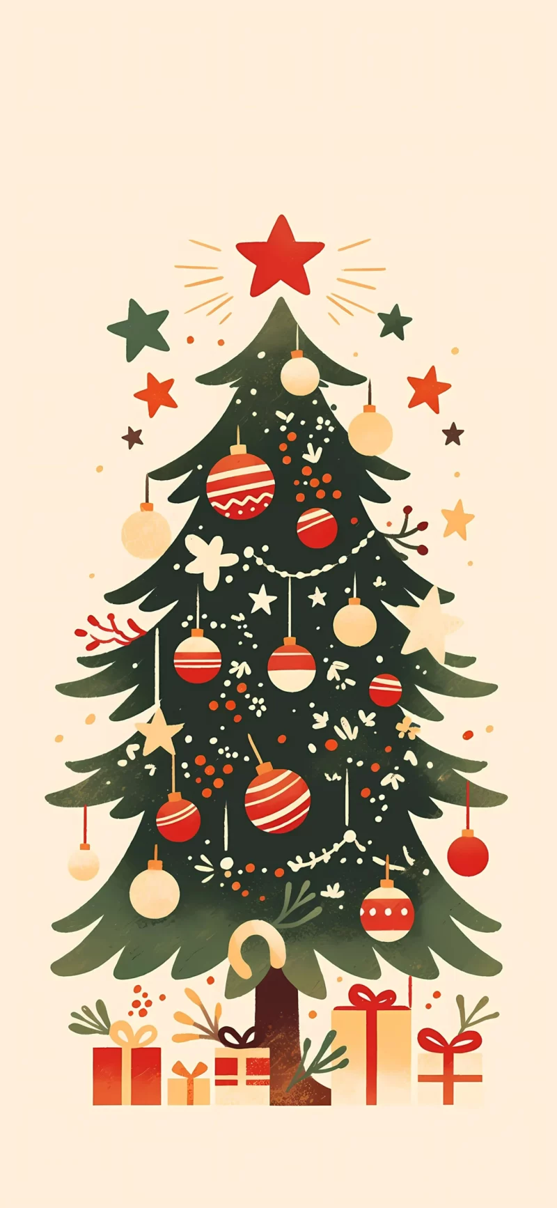 40-圣诞树手机壁纸10p