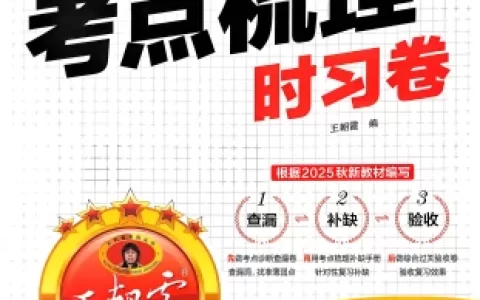 二年语文上册《王朝霞考点梳理时习卷》25秋