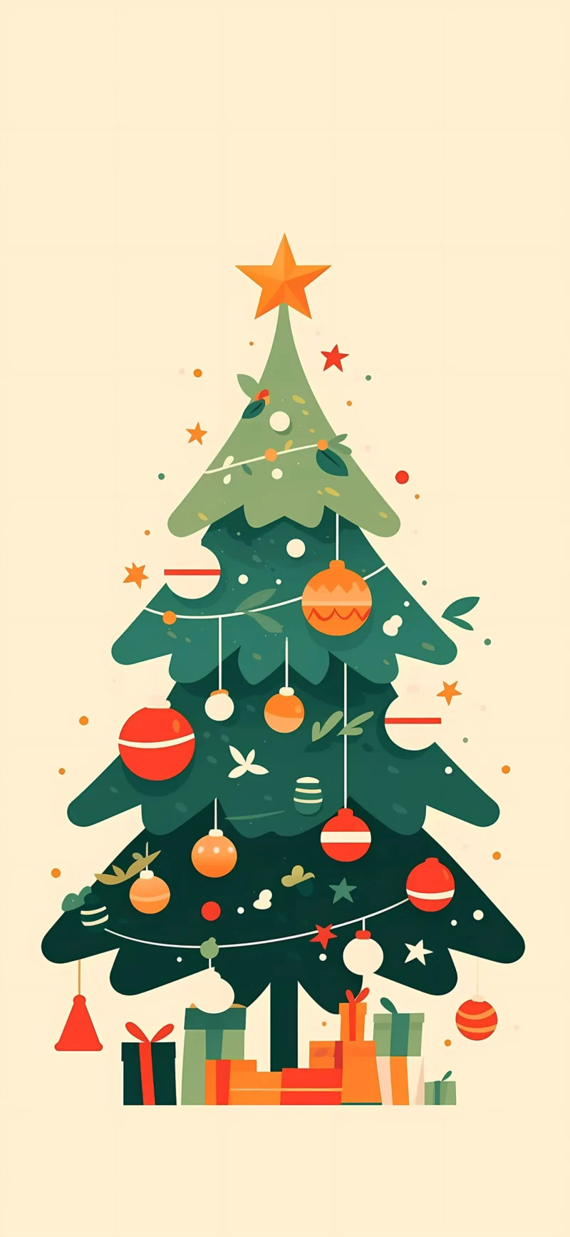 40-圣诞树手机壁纸10p