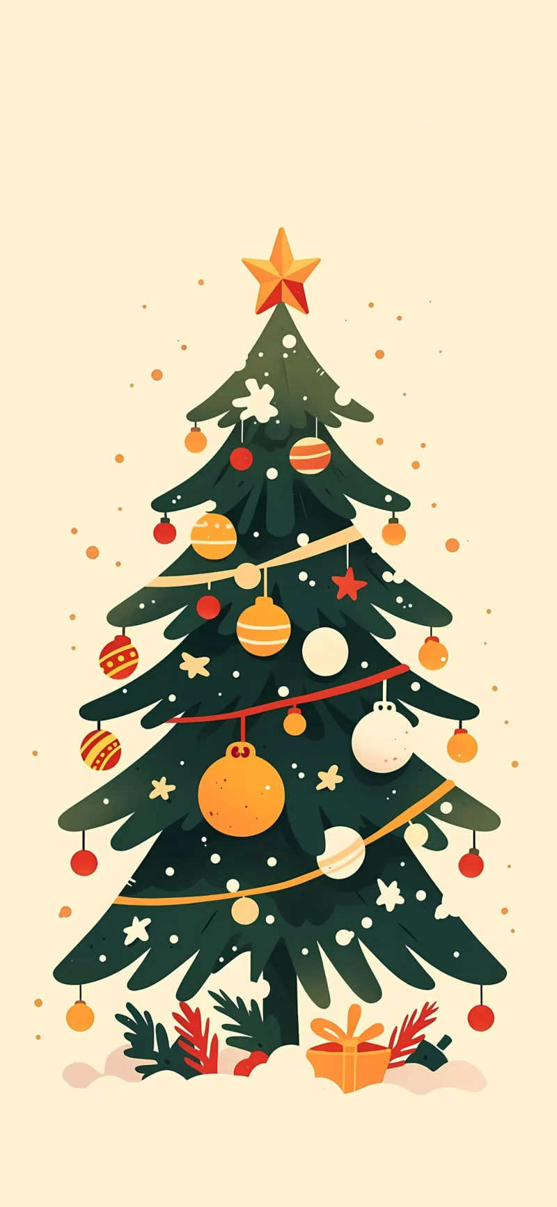 40-圣诞树手机壁纸10p