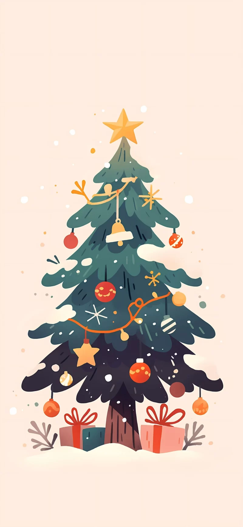 40-圣诞树手机壁纸10p