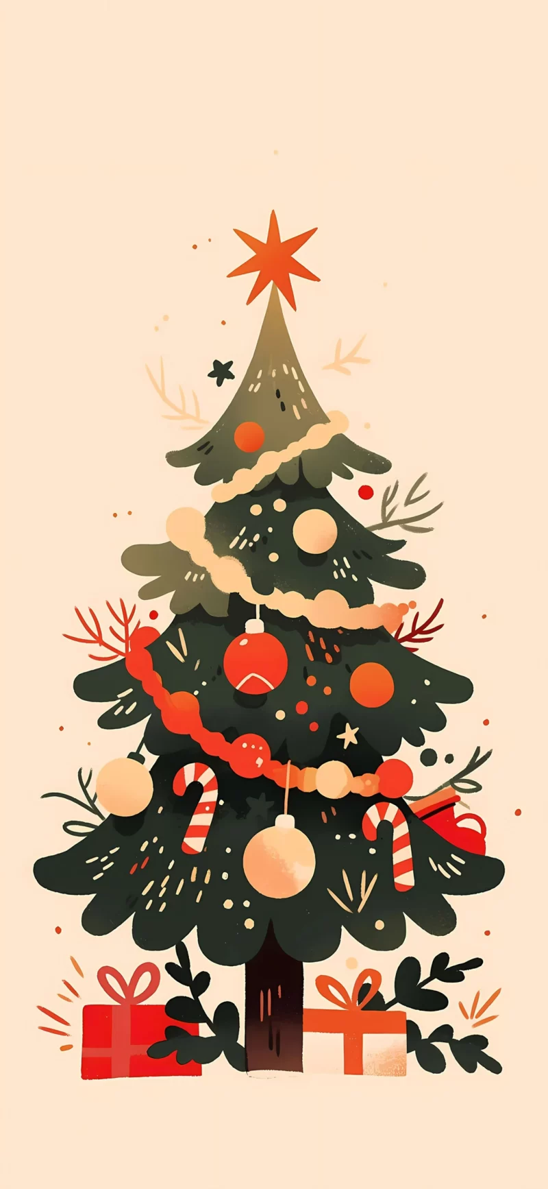 40-圣诞树手机壁纸10p