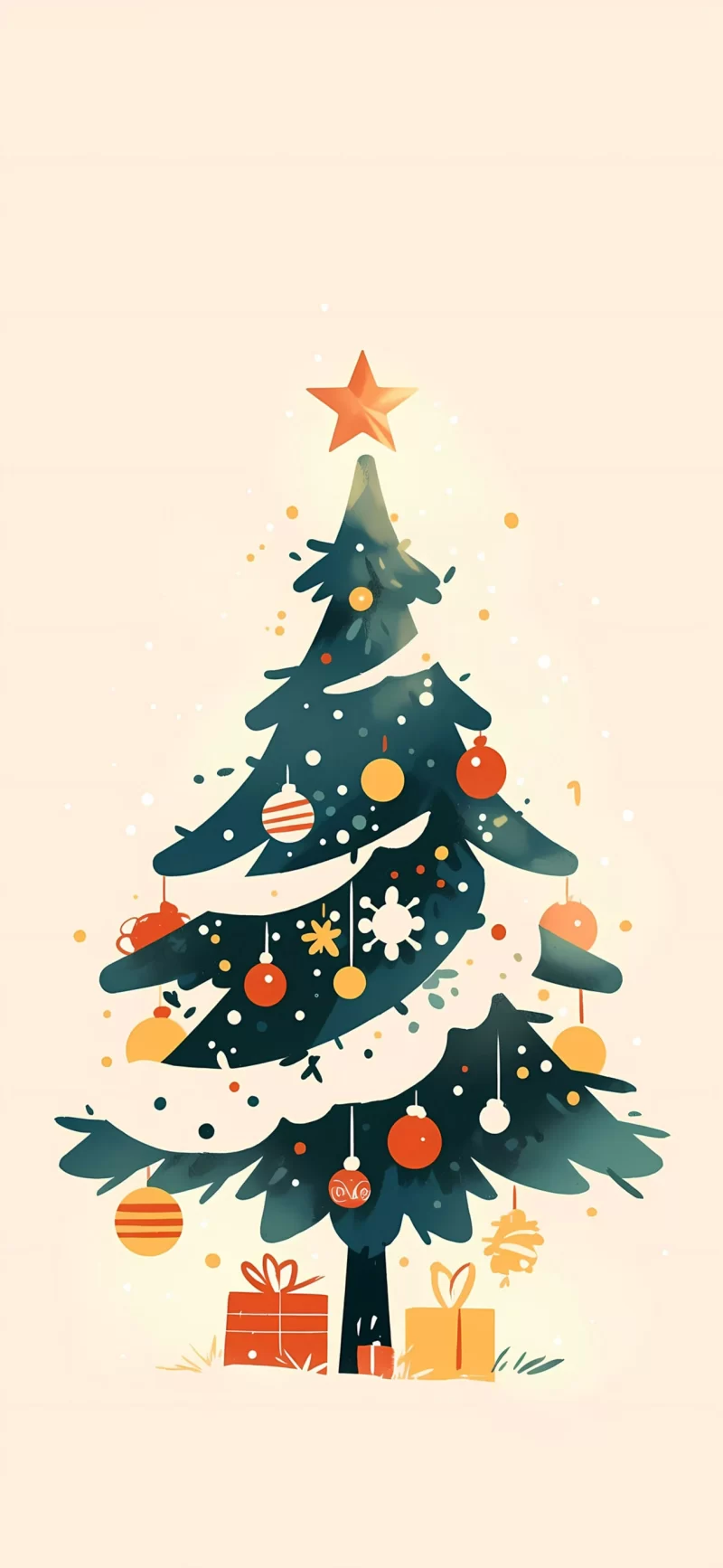 40-圣诞树手机壁纸10p