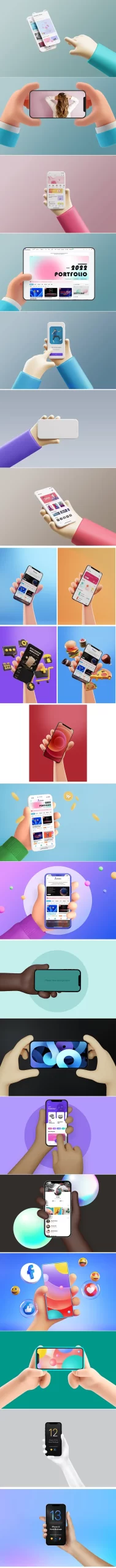 533-20款6k高清最强手持作品包装样机大合集1-20