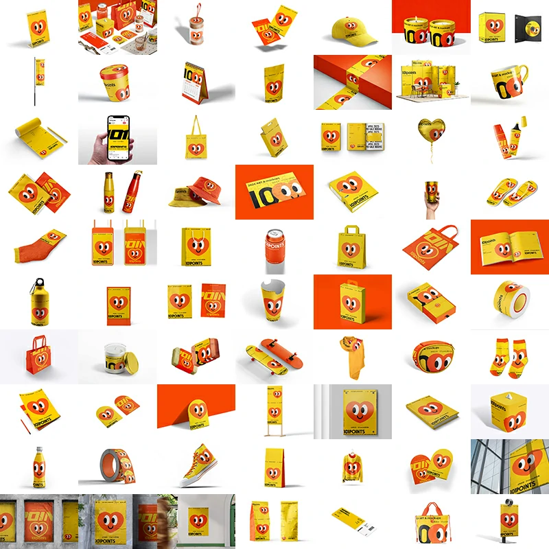 217期高级品牌文创办公文具毕设作品vi提案智能贴图样机psd设计素材