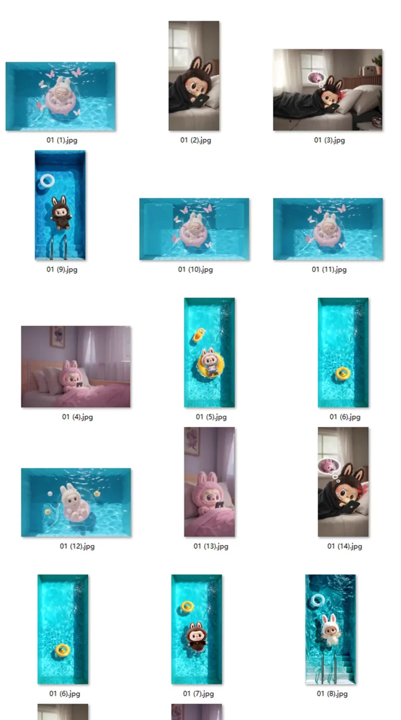 49-labubu拉布布壁纸合集(静态+动态)